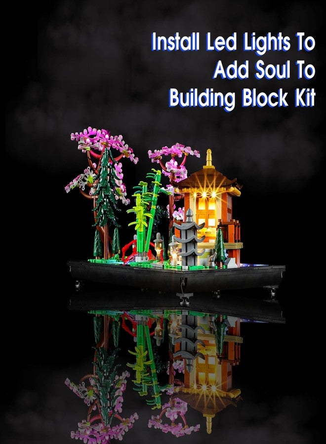 Vaodest مصباح LED من Vaodest لمجموعة Lego 10315 Icons Tranquil Garden، تصميم وتكوين متوافق مع الموديل 10315 (مصباح LED فقط، وليس مجموعة مكعبات البناء). - Image 3
